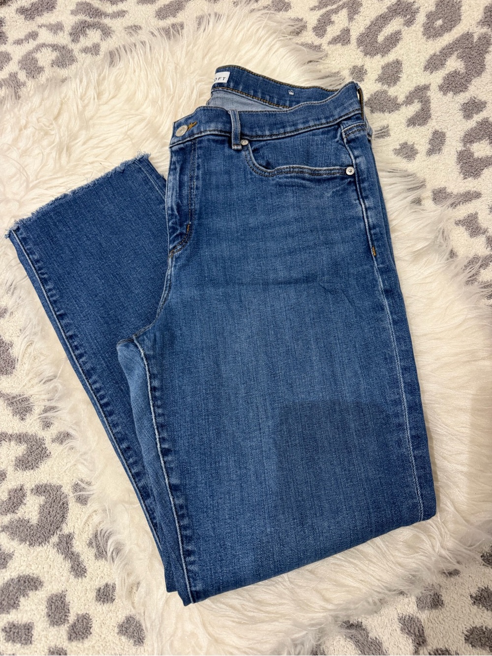 Loft The Super Soft Girlfriend Jeans